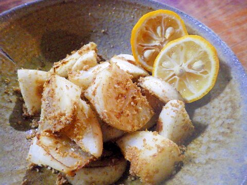 「シャクシャク」焼きカブの胡麻酢和え